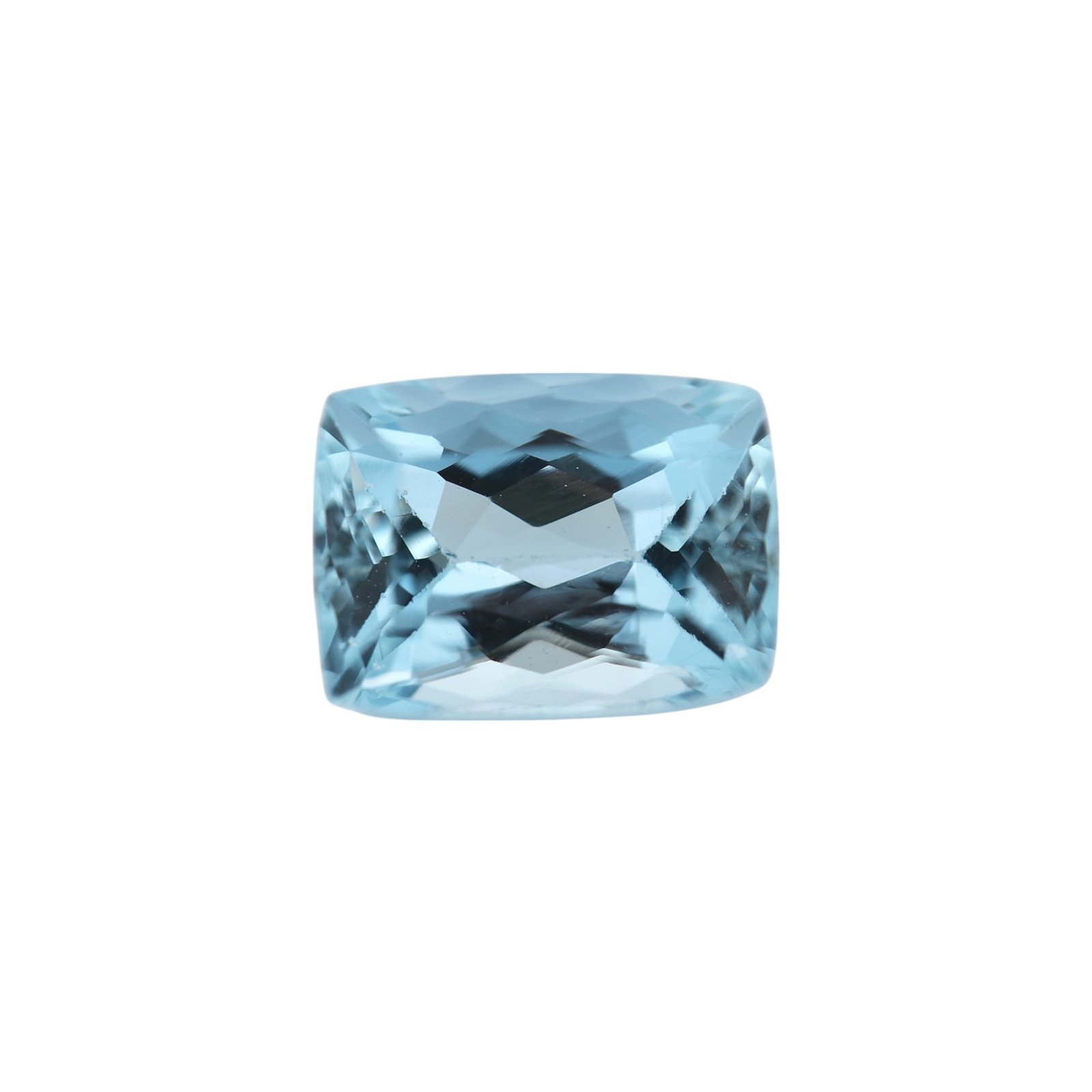Aquamarine - Cushion - 8.5 x 6.3 mm - 2.05 ct