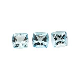 Aquamarine – Cushion – 7 mm