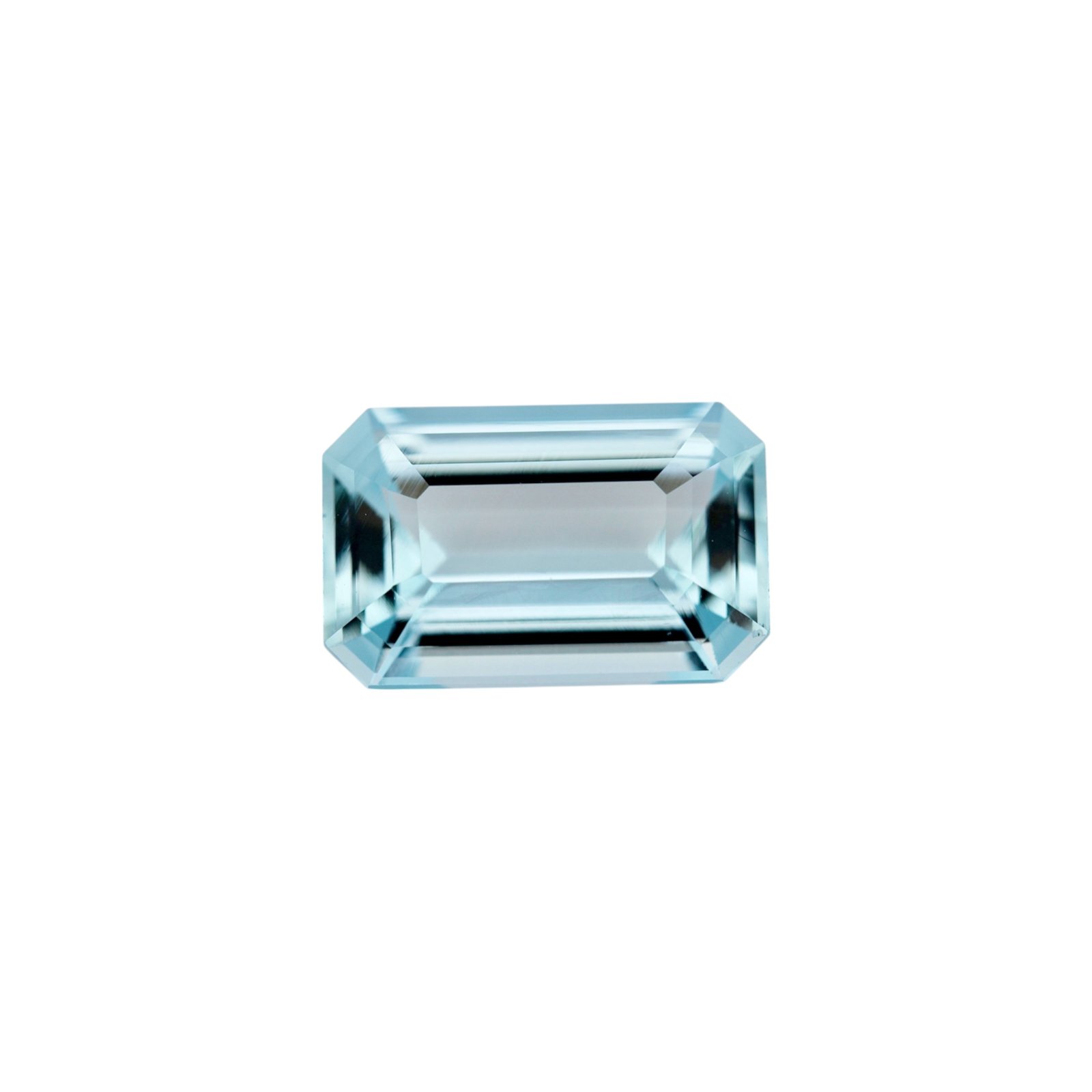 Aquamarine - Emerald Cut - 12.1 x 7.8 mm - 3.65 ct