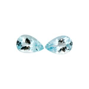 Aquamarine – Pear Shape – 9 x 6 mm