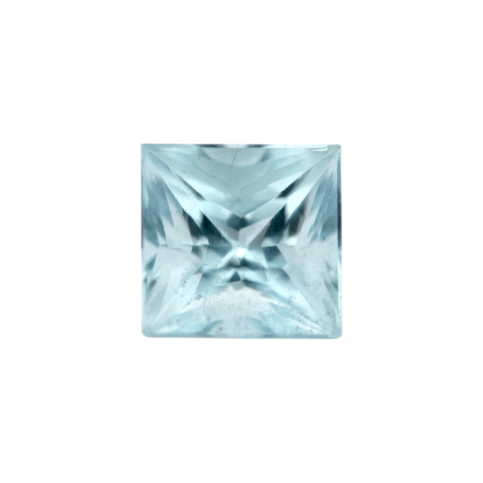 Aquamarine - Princess Cut - 9 mm - 4.10 ct