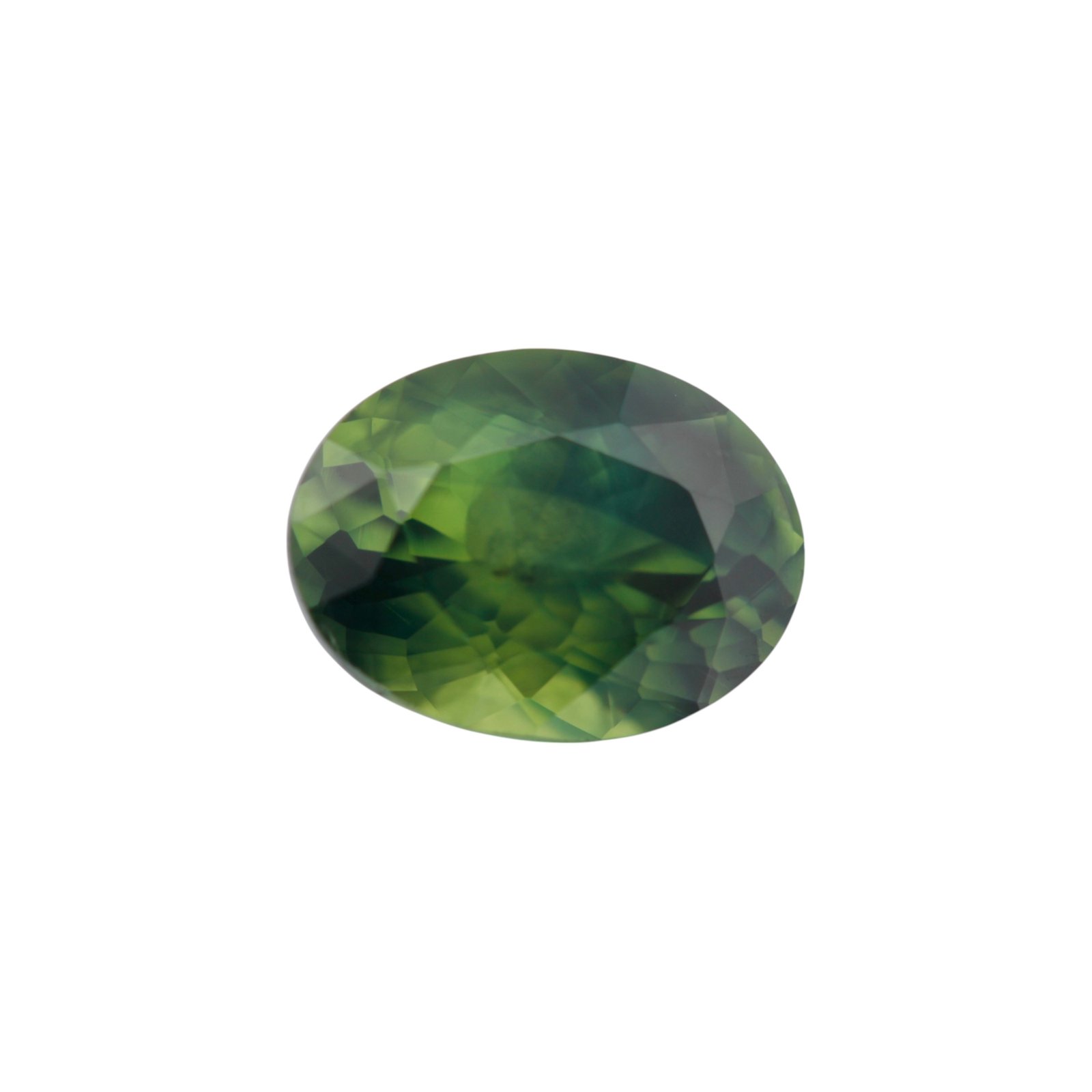 Australian Parti Sapphire - Oval - 9.9 x 7.5 mm - 3.25 ct