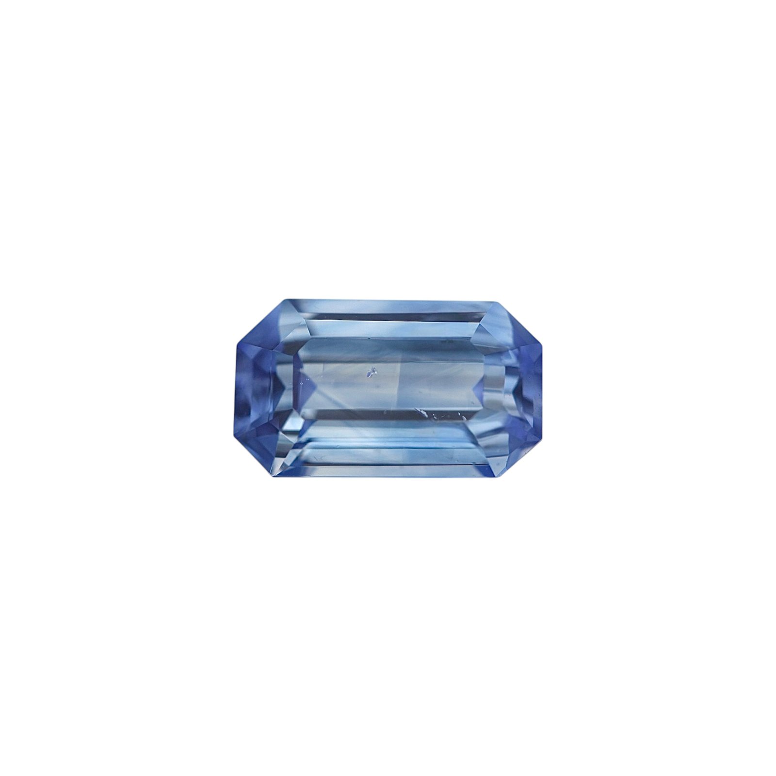 Blue Sapphire - Emerald Cut - 8.49 x 5.02 mm - 1.62 ct