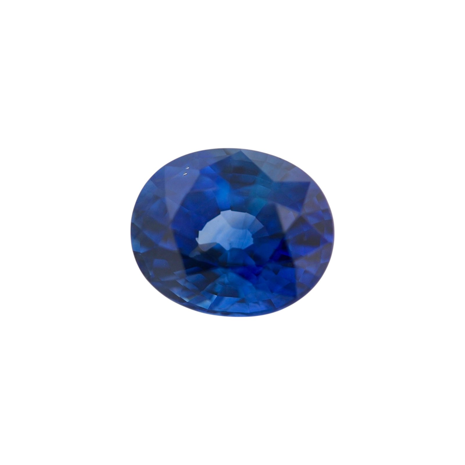 Blue Sapphire - Oval - 7.5 x 6 mm - 1.65 ct