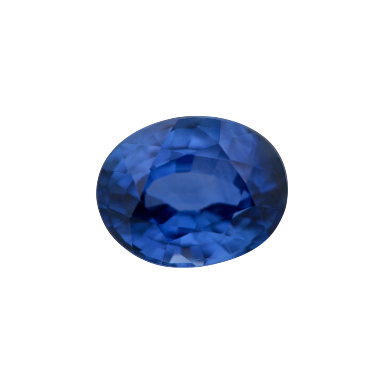 Blue Sapphire - Oval - 9.1 x 7.2 mm - 2.96 ct