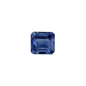 Blue Sapphire – Square Emerald Cut – 8.3 mm – 2.83 ct