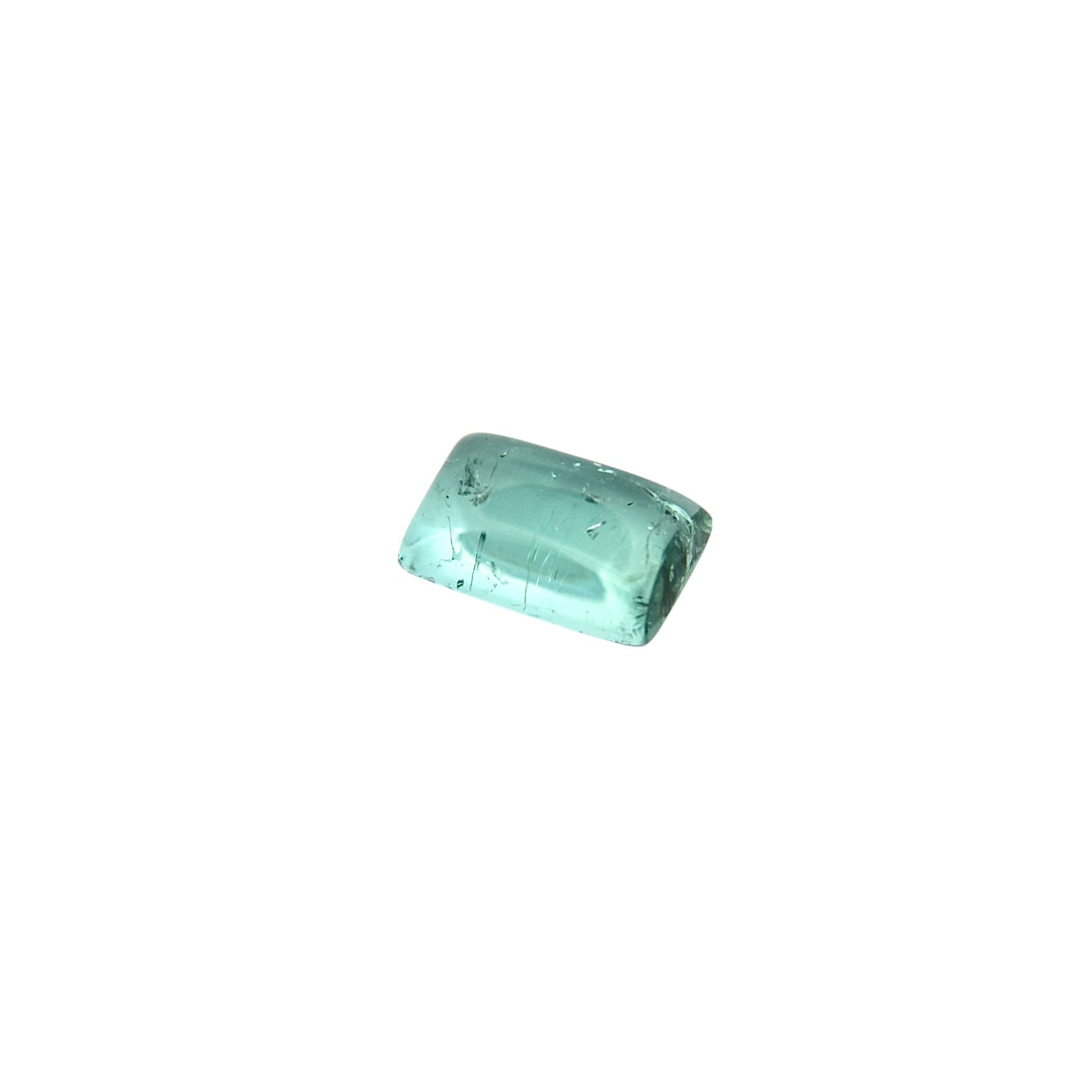 Bluish Green Tourmaline (CAB) - Buggate - 10.3 x 6.6 mm - 3.27 ct