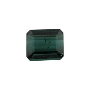 Bluish Green Tourmaline – Emerald Cut – 9.7 x 8.15 mm – 3.73 ct