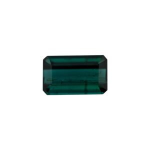 Bluish Green Tourmaline – Emerald Cut – 12.3 x 7.5 mm – 4.44 ct