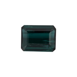Bluish Green Tourmaline – Emerald Cut – 12.2 x 9.3 mm – 5.09 ct