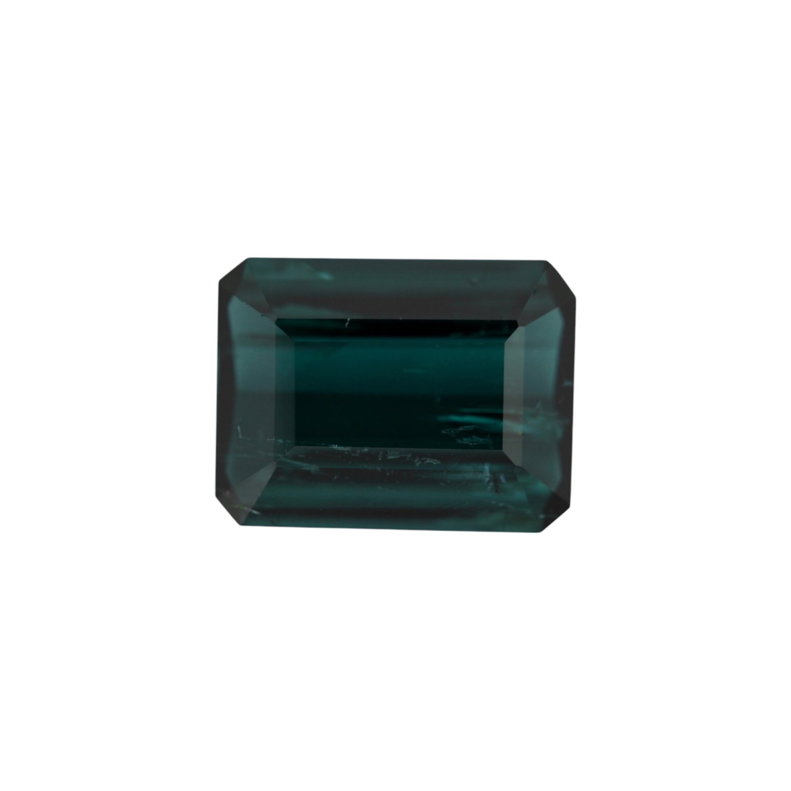 Bluish Green Tourmaline - Emerald Cut - 12.2 x 9.3 mm - 5.09 ct
