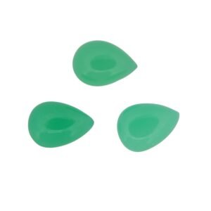 Chrysoprase (CAB) – Pear Shape (Pair) – 14 x 10 mm – 8.69 ct