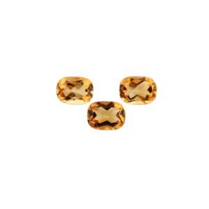 Citrine – Cushion – 8 x 6 mm