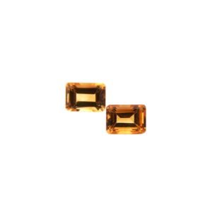 Citrine – Emerald Cut – 7 x 5 mm
