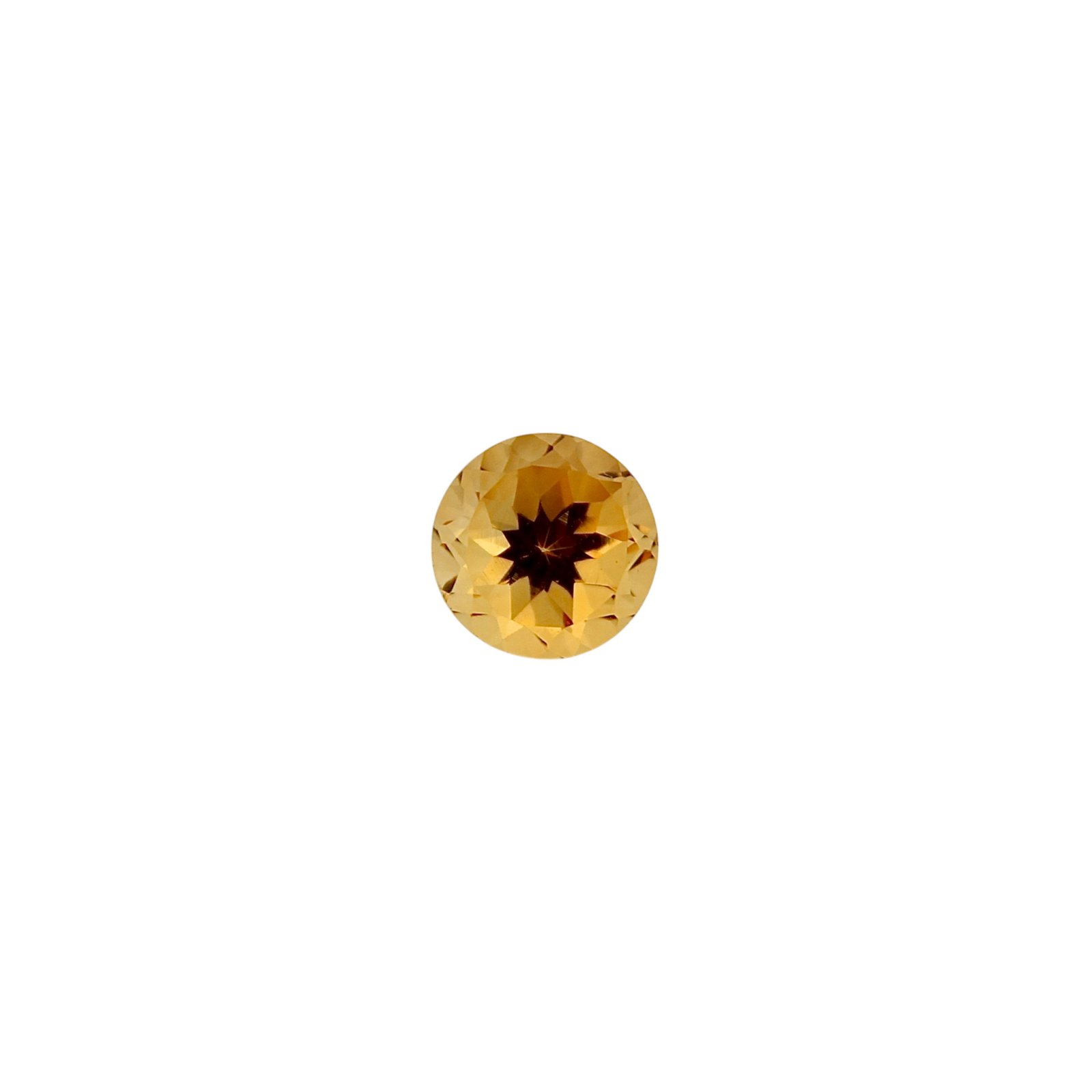 Citrine - Round - 8 mm - 2.01 ct