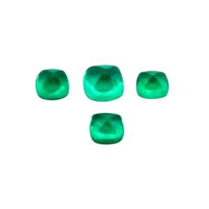 Colombian Emerald – Sugarloaf – 3.10 ct – Four Piece Set