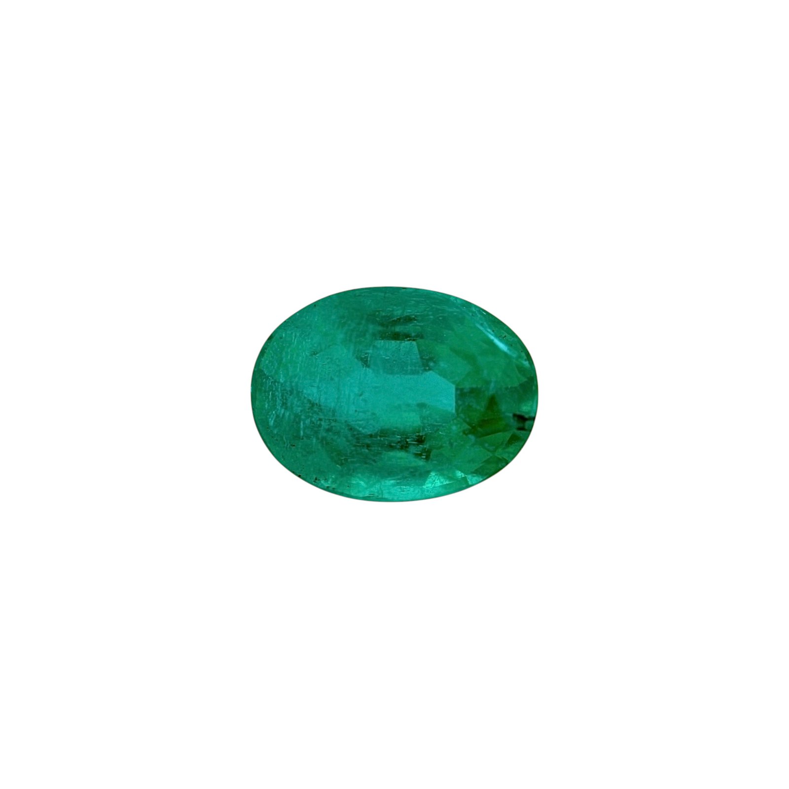 Emerald - Oval - 7.85 x 5.9 mm - 1.23 ct