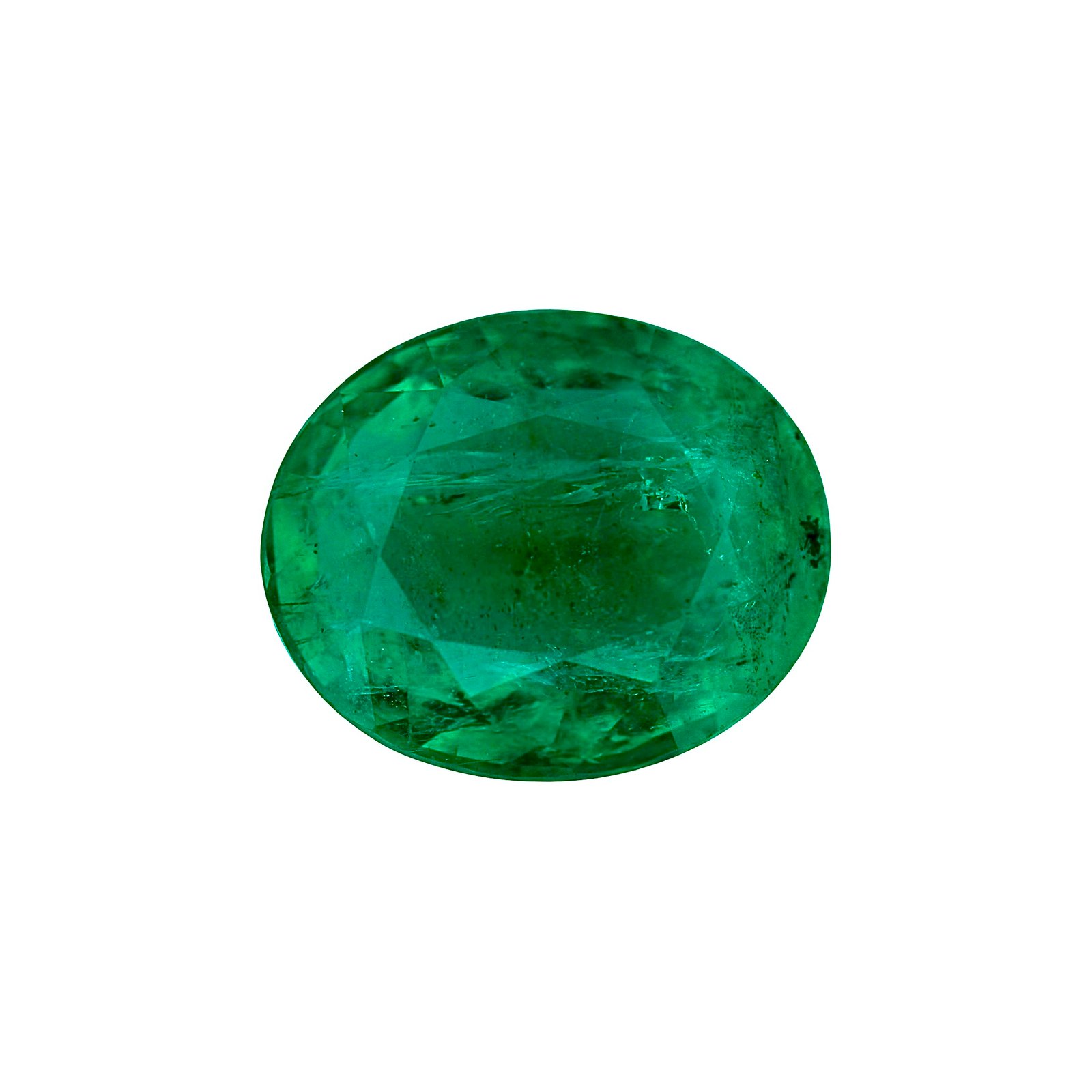 Emerald - Oval - 11.25 x 9.3 mm - 3.93 ct