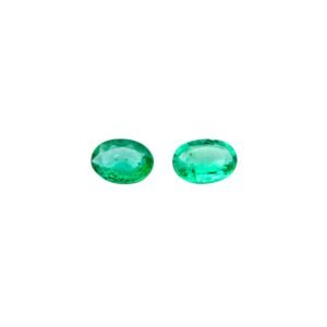 Emerald – Oval (Pair) – 7.1 x 5 mm – 1.17 ct