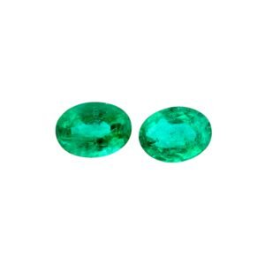 Emerald – Oval (Pair) – 7 x 5.2 mm – 1.64 ct