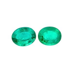 Emerald – Oval (Pair) – 10 x 8 (+/-) – 5.82 ct