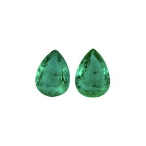 Emerald – Pear Shape (Pair) – 10 x 7.5 mm – 3.92 ct