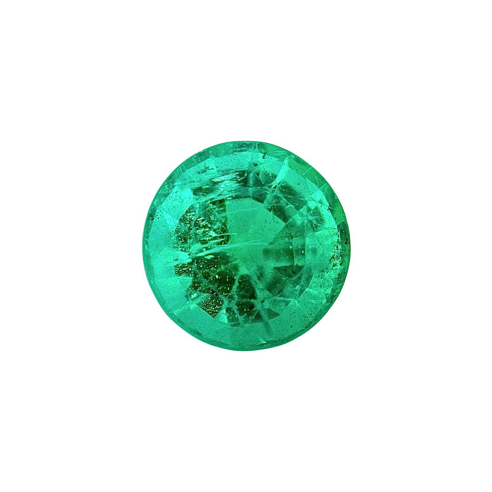 Emerald - Round - 6.85 mm - 1.28 ct