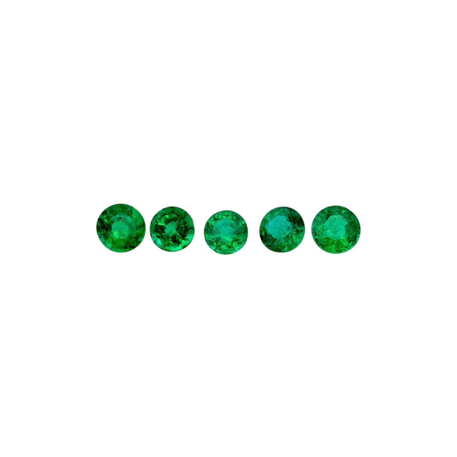 Emerald - Round - 3.5 mm (Dark Green)