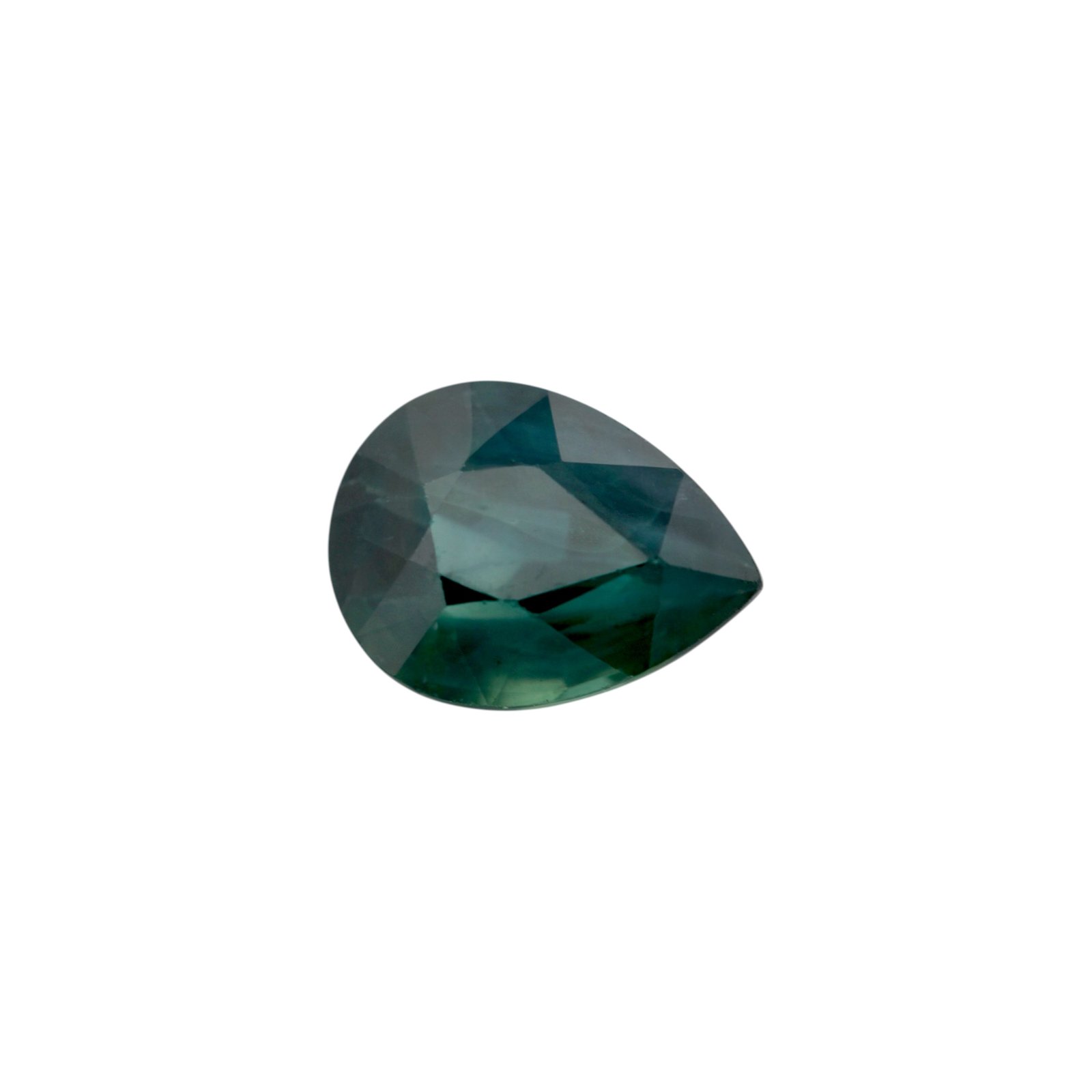 Green Sapphire - Pear Shape - 9 x 7 mm - 2.11 ct