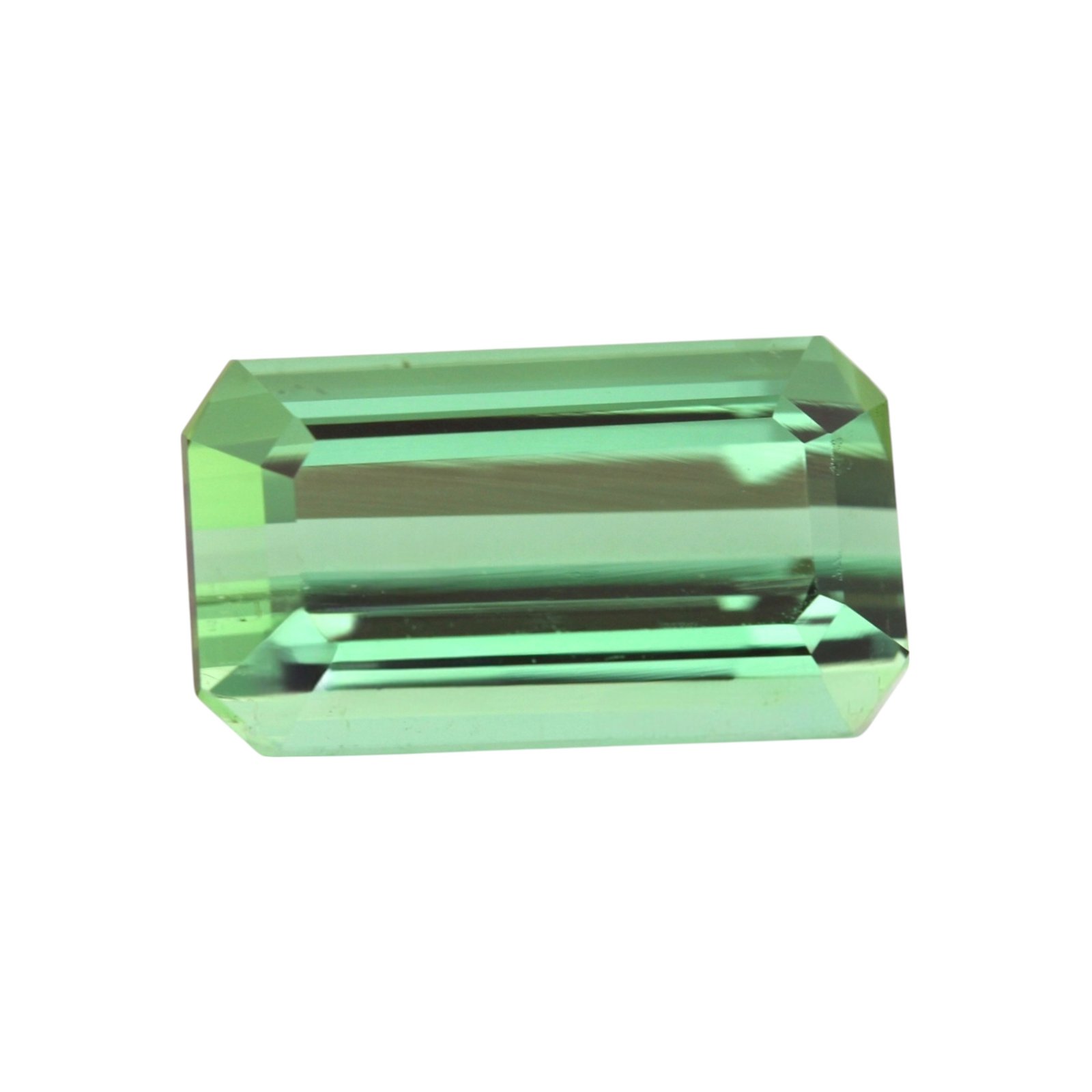 Green Tourmaline - Emerald Cut - 11 x 6.3 mm - 3.28 ct
