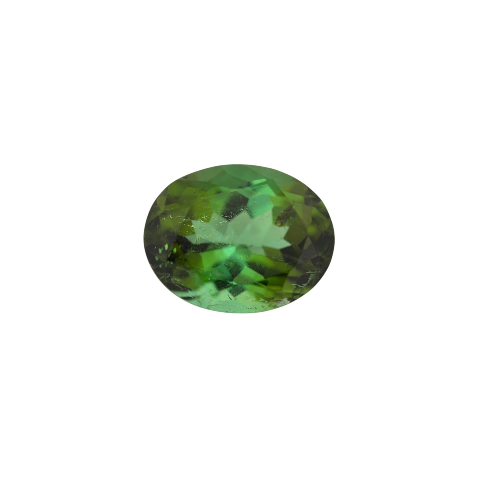 Green Tourmaline - Oval - 10 x 7.8 mm - 3.04 ct