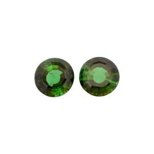 Green Tourmaline – Round (Pair) – 10 mm – 9.82 ct