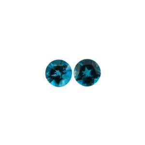 London Blue Topaz – Round (Pair) – 8 mm – 4.66 ct (Star Cut)
