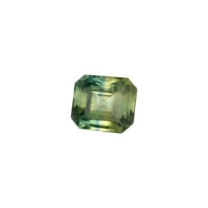 Madagascan Parti Sapphire – Square Emerald Cut – 5.89 x 5.28 mm – 1.12 ct