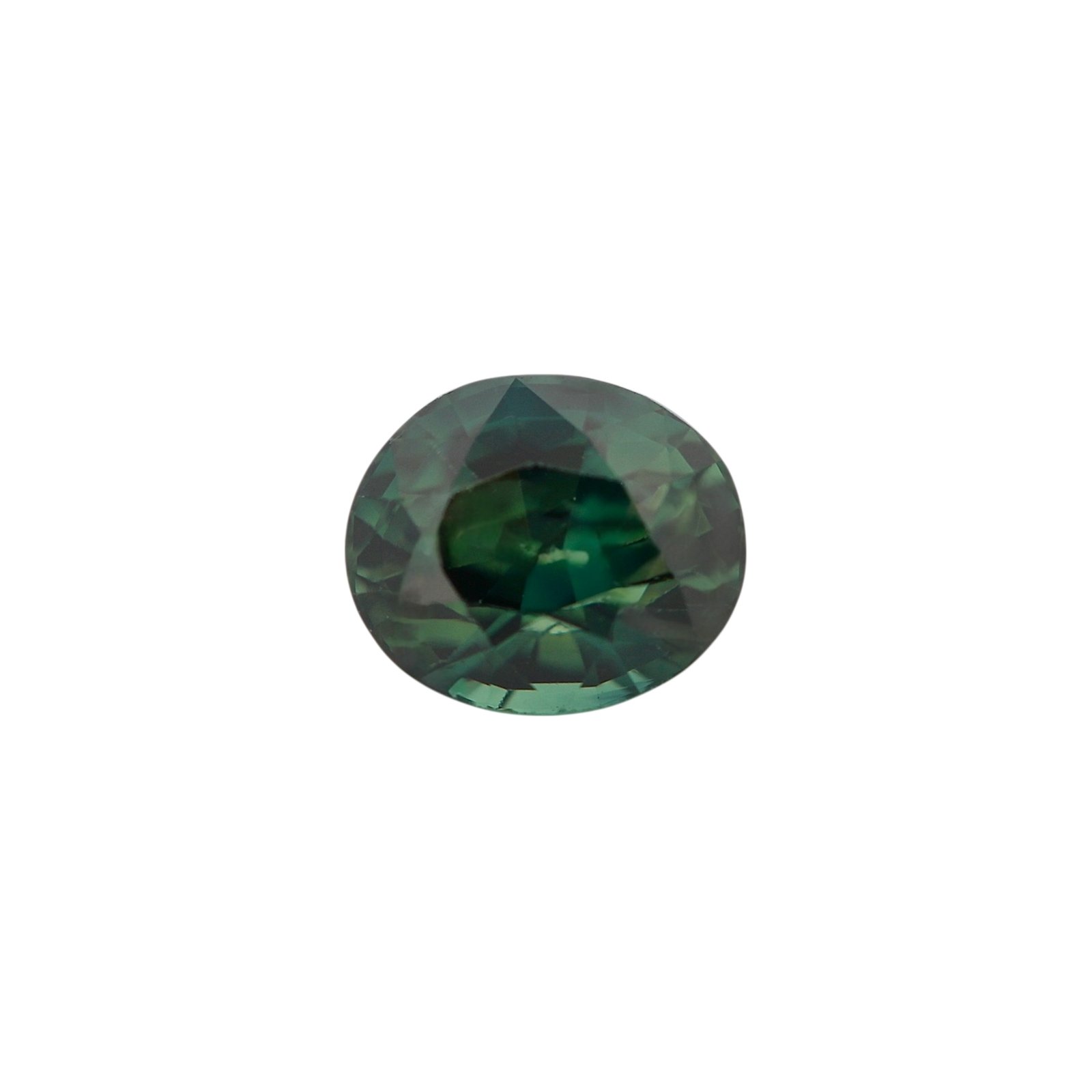 Madagascan Green Sapphire - Oval - 7.17 x 6.12 mm - 1.78 ct