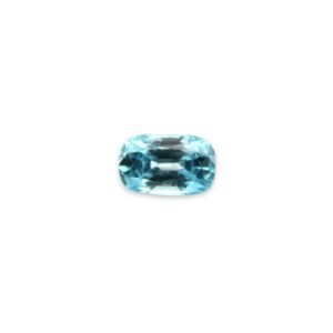 Natural Blue Zircon – Cushion – 10.55 x 6.25 mm – 3.95 ct