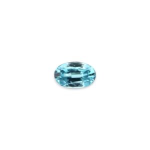 Natural Blue Zircon – Oval – 11.35 x 7.2 mm – 4.42 ct