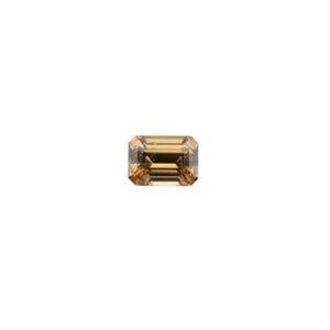 Natural Brownish-Yellow Zircon – Emerald Cut – 9.5 x 7 mm – 3.88 ct