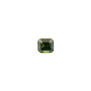 Natural Green Zircon – Emerald Cut – 6.5 x 6 mm – 1.84 ct