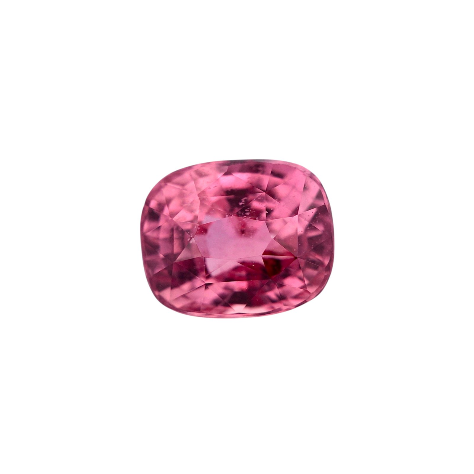 Padparascha Sapphire - Cushion - 6 x 4.8 mm - 1.12 ct