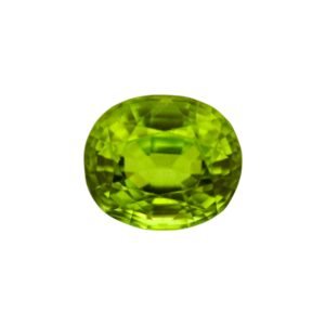 Peridot (Burmese) – Oval – 12 x 10.3 mm – 7.13 ct