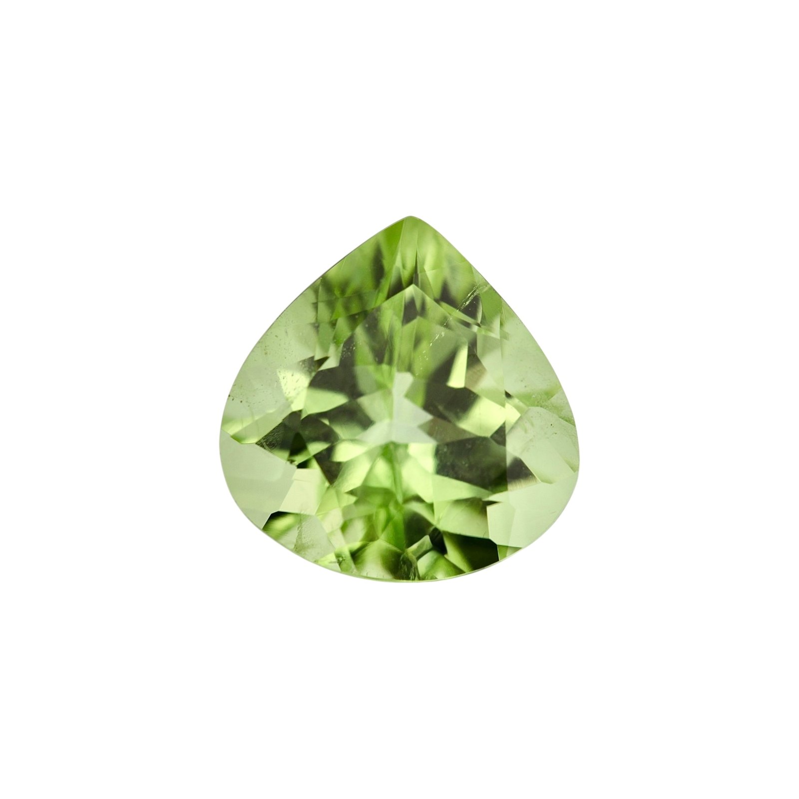 Peridot - Heart Shape - 10.8 x 10.6 mm - 4.53 ct