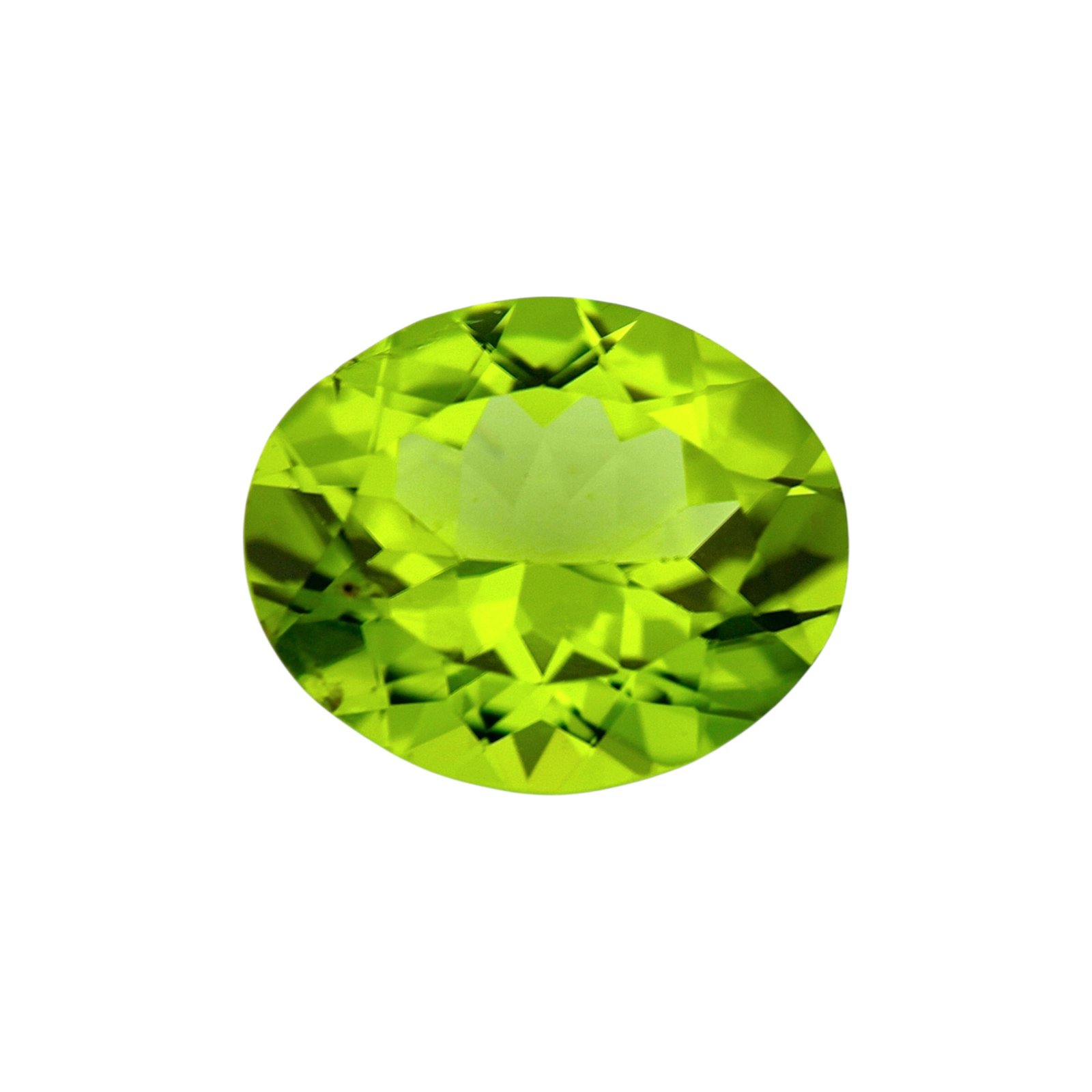 Peridot - Oval - 12 x 10 mm - 4.41 ct