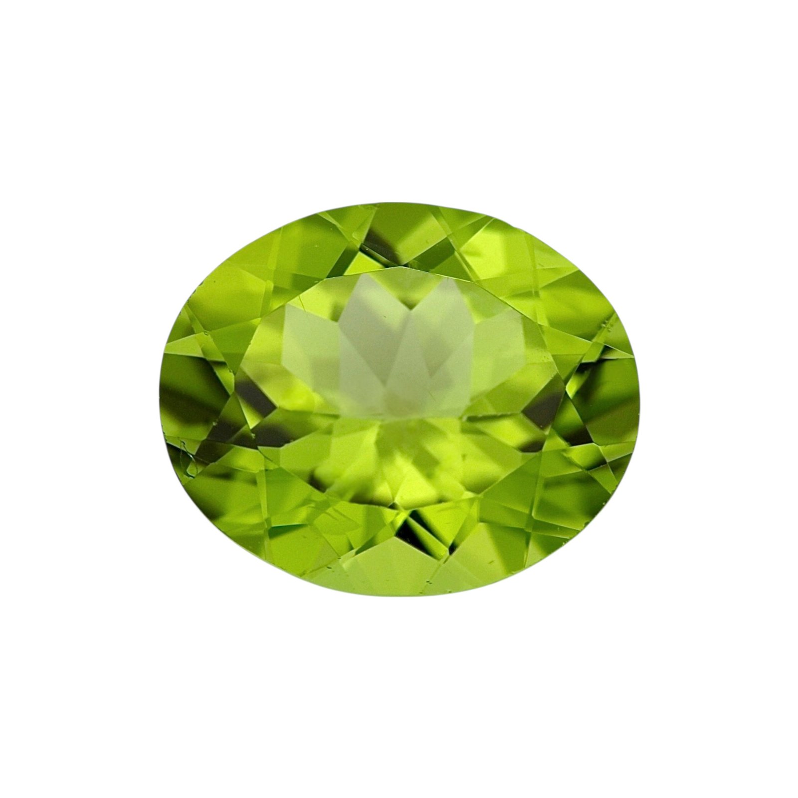 Peridot - Oval - 12 x 10 mm - 4.69 ct