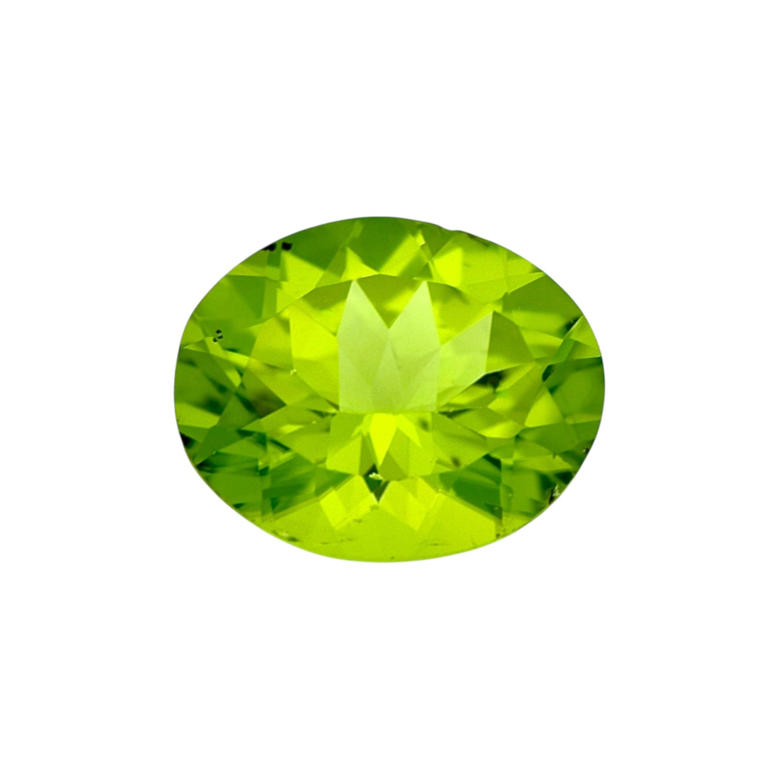 Peridot - Oval - 12 x 10 mm - 4.86 ct