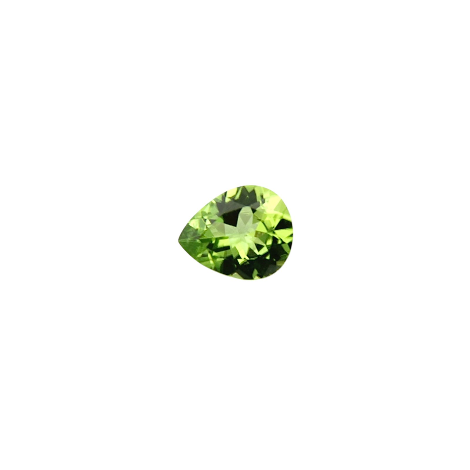 Peridot - Pear Shape - 9.6 x 7.8 mm - 1.96 ct