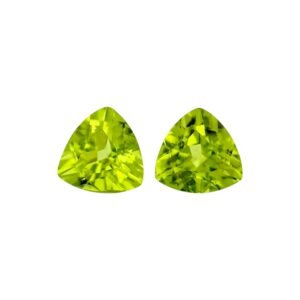 Peridot – Trillion (Pair) – 7 mm – 2.65 ct