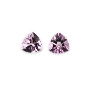 Pink Amethyst – Trillion (Pair) – 10 mm – 5.67 ct