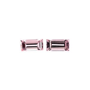 Pink Morganite – Baguette – 9.7 x 5 mm