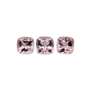 Pink Morganite – Cushion – 7 mm